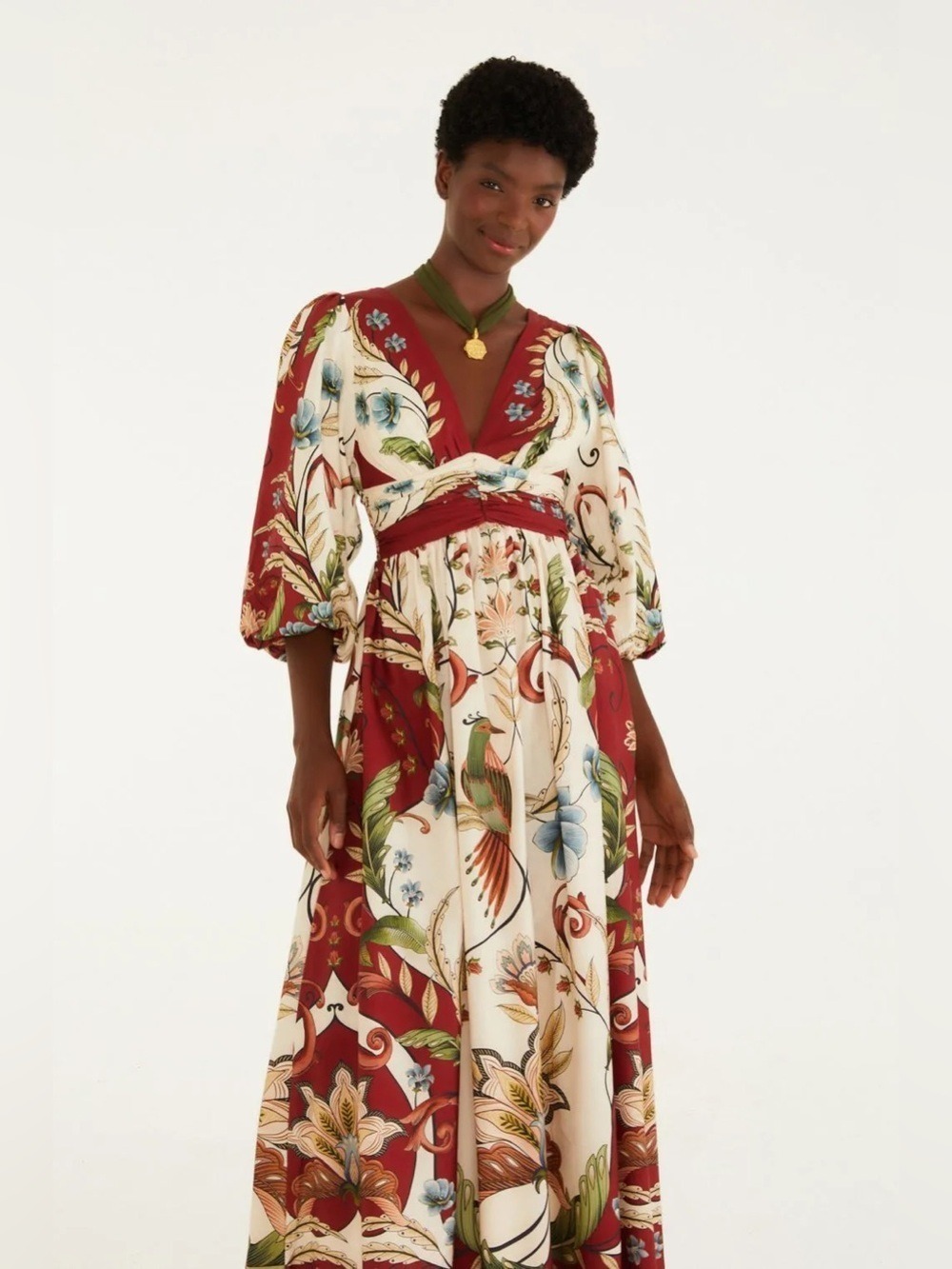 Farm Rio Milena Printed Maxi Dress - Exclusive Brazil